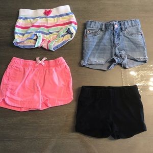 4 Piece Bundle - Girl’s Size 3T Shorts